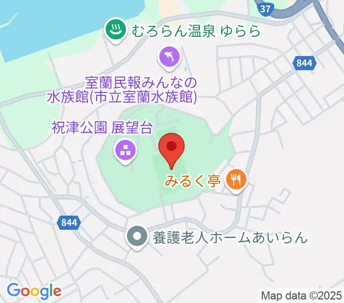 リーフラスフットボールパークの地図