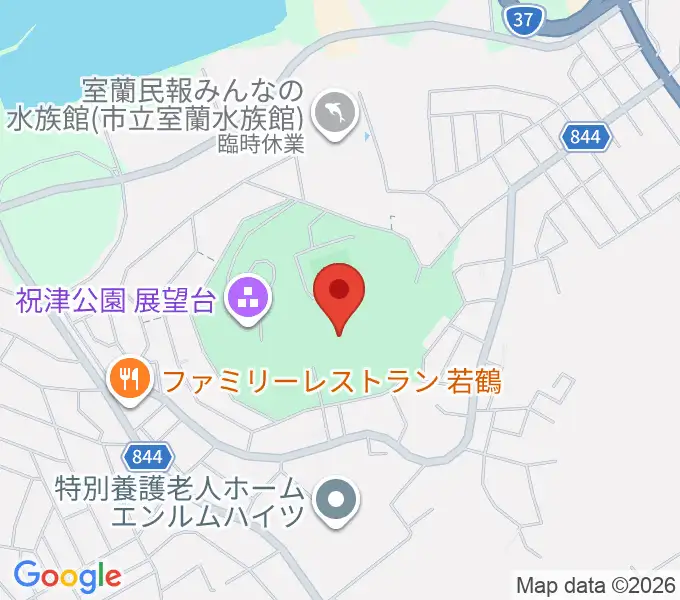 リーフラスフットボールパークの地図