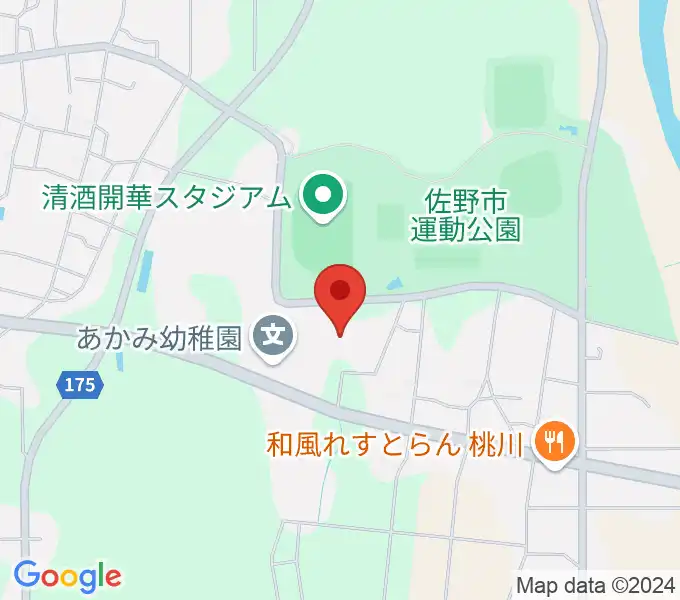 ハートフル保険フィールドの地図