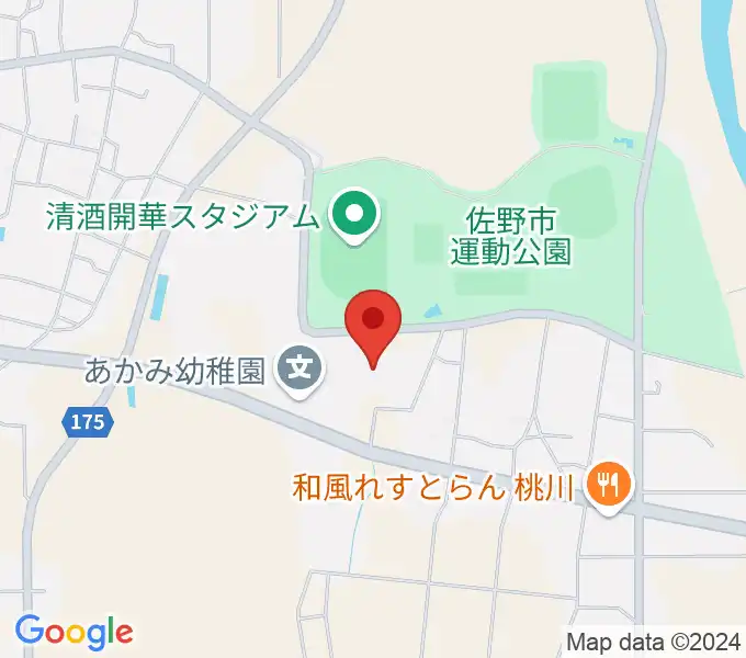 ハートフル保険フィールドの地図