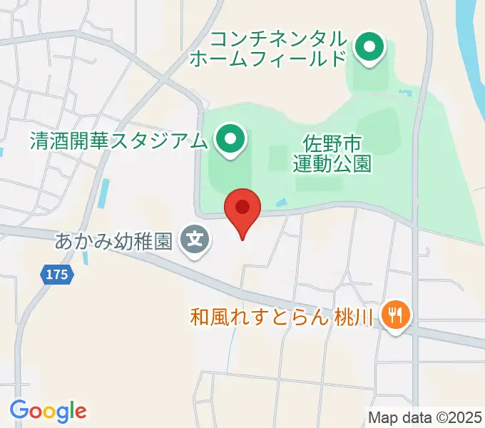 ハートフル保険フィールドの地図