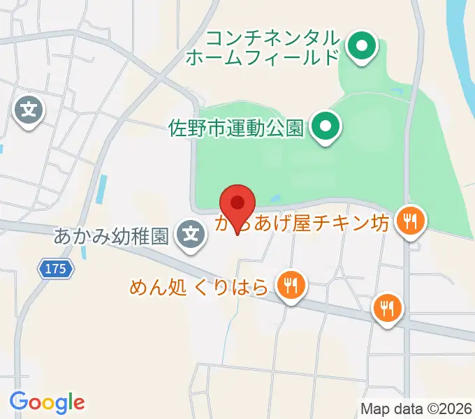 ハートフル保険フィールドの地図
