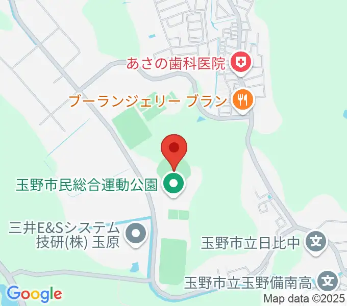 日比製煉スタジアムの地図