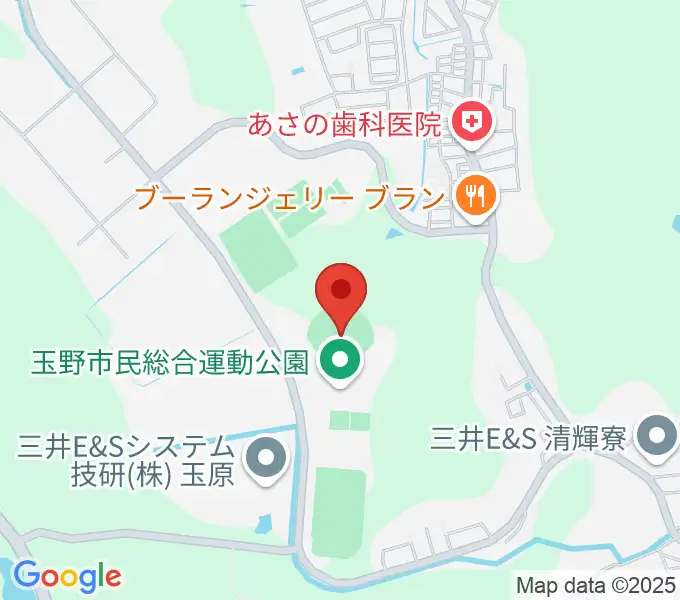 日比製煉スタジアムの地図
