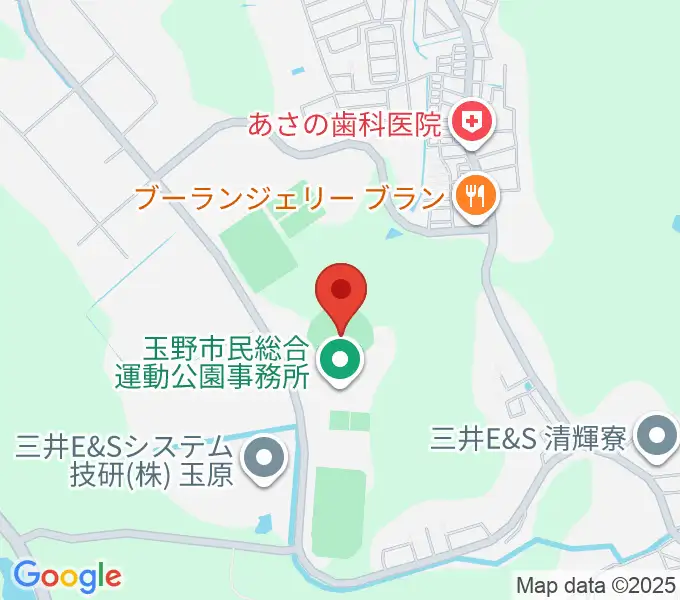 日比製煉スタジアムの地図