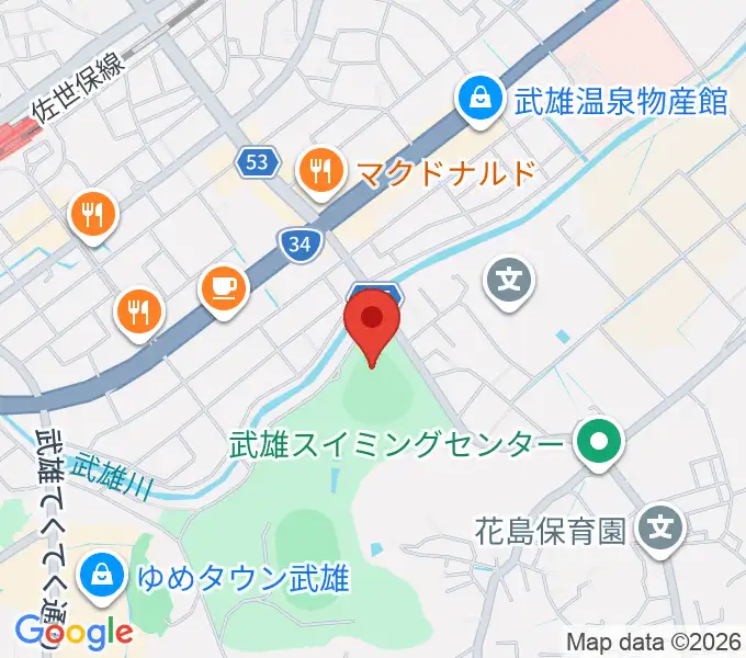 ケーブルワン・スポーツパークの地図