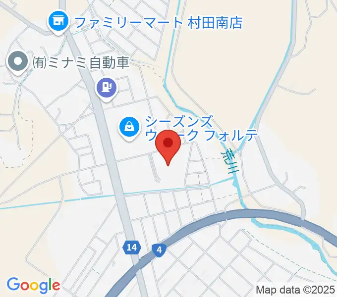 ヒルズはねっこアリーナの地図