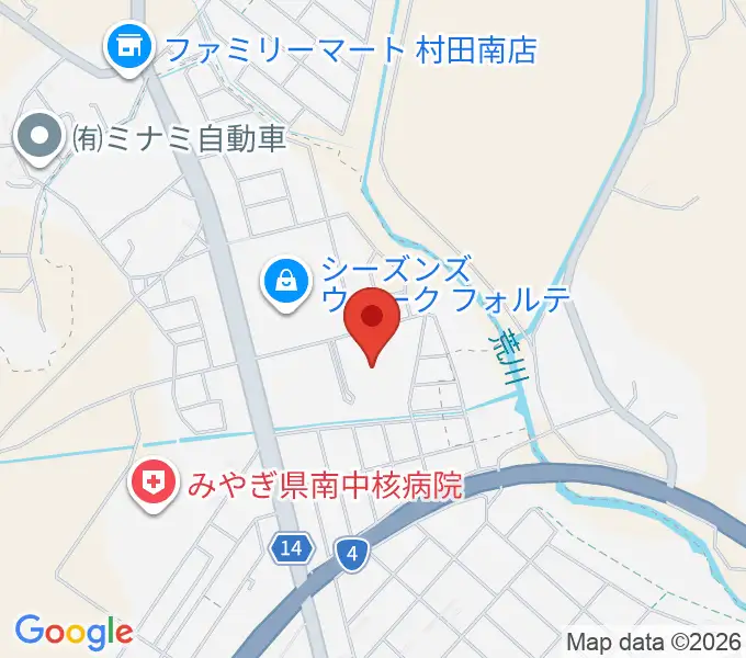 ヒルズはねっこアリーナの地図