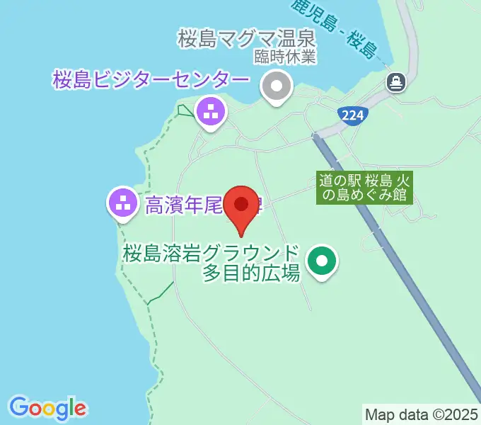 南栄リース桜島グラウンドの地図