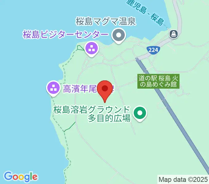 南栄リース桜島グラウンドの地図