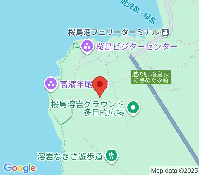 南栄リース桜島グラウンドの地図