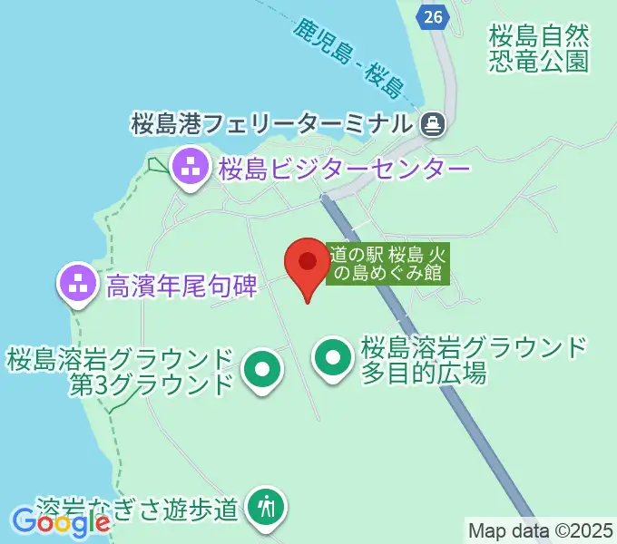 南栄リース桜島アリーナの地図