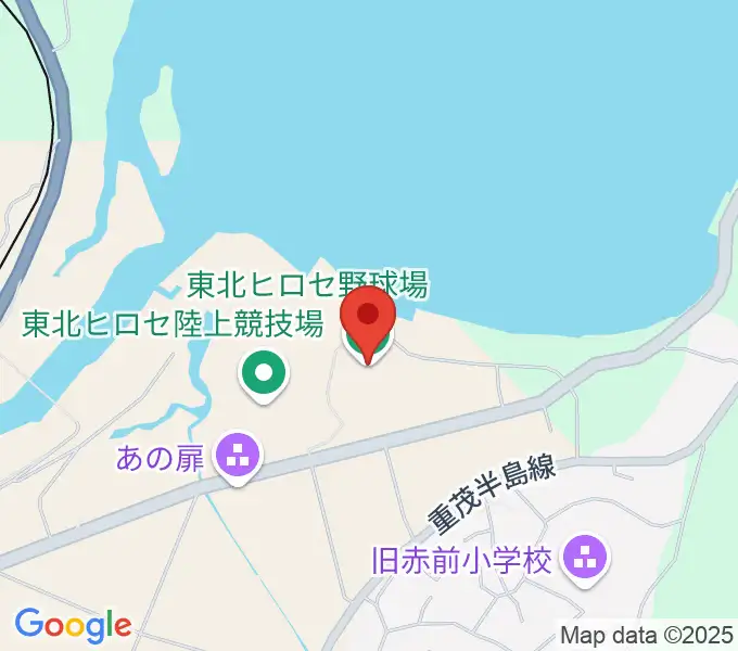 東北ヒロセ野球場の地図