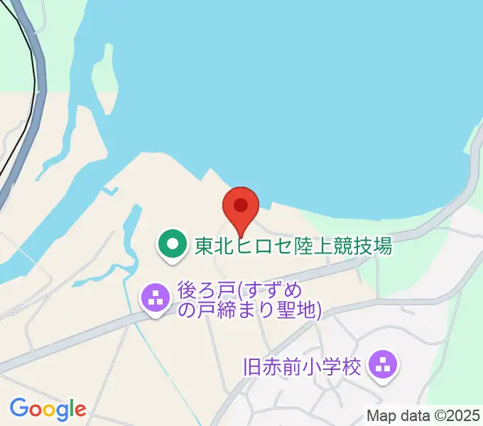 東北ヒロセ野球場の地図