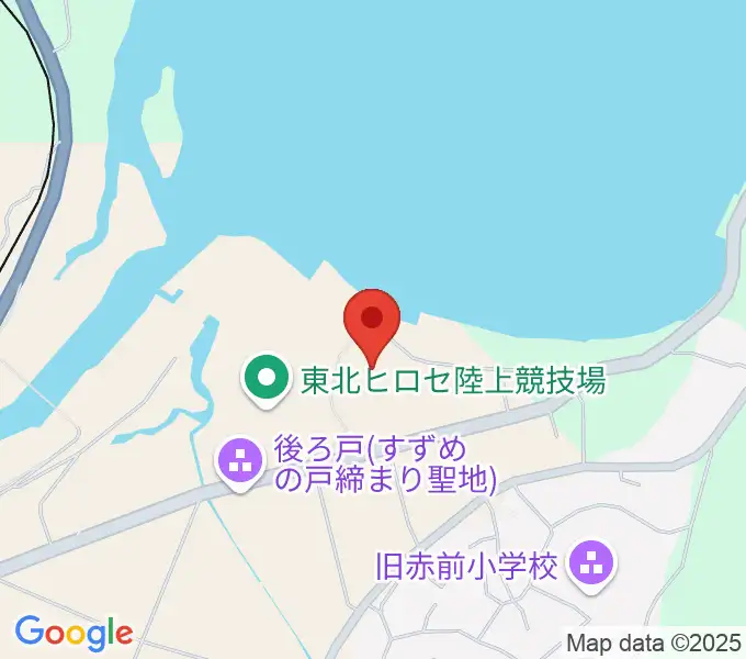 東北ヒロセ野球場の地図