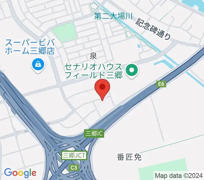 セナリオハウスフィールド三郷の地図