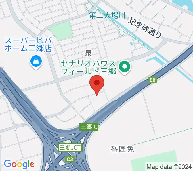 セナリオハウスフィールド三郷の地図