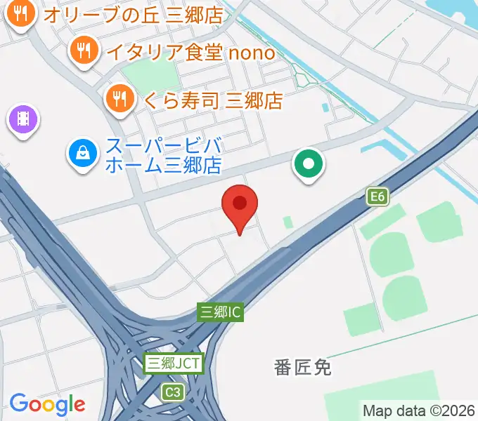 セナリオハウスフィールド三郷の地図