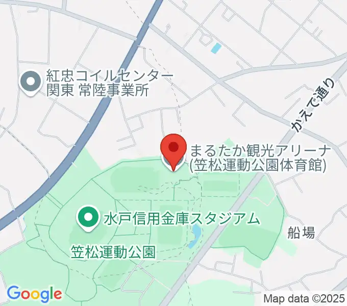 まるたか観光アリーナの地図