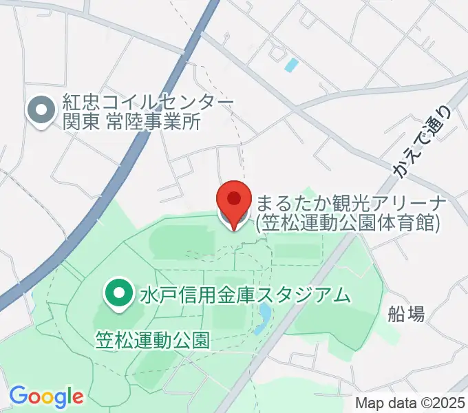 まるたか観光アリーナの地図
