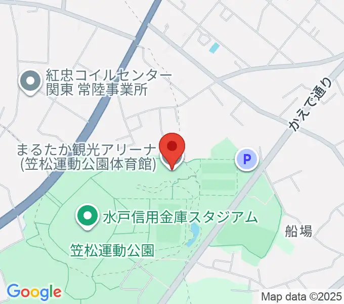 まるたか観光アリーナの地図