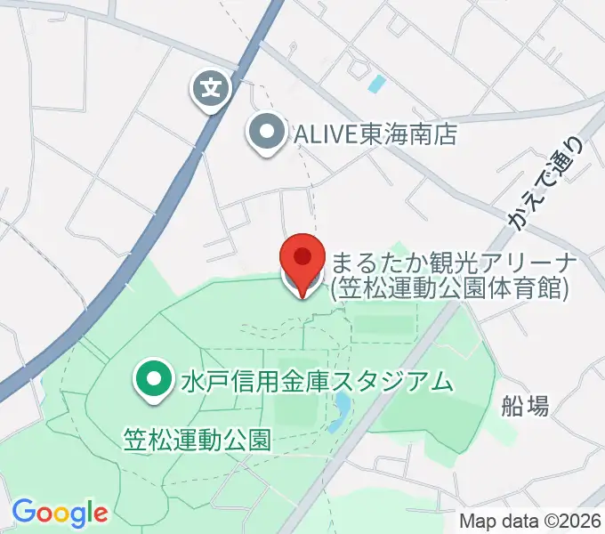 まるたか観光アリーナの地図