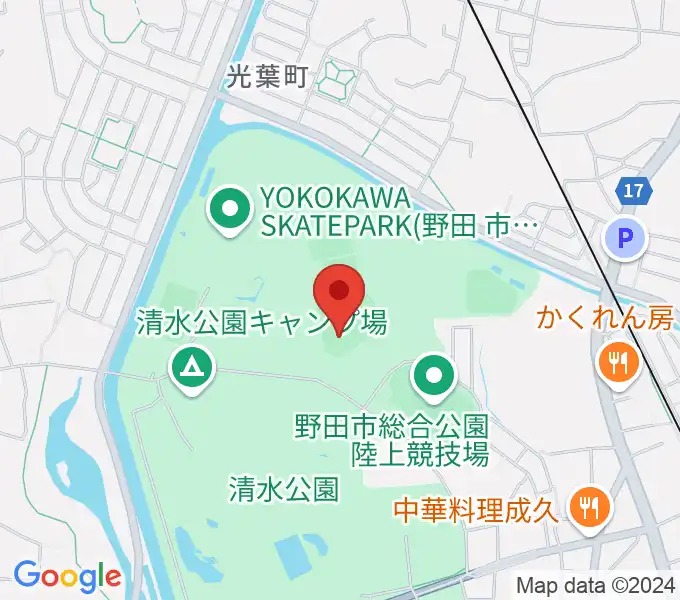 SAN-POWスタジアム野田の地図