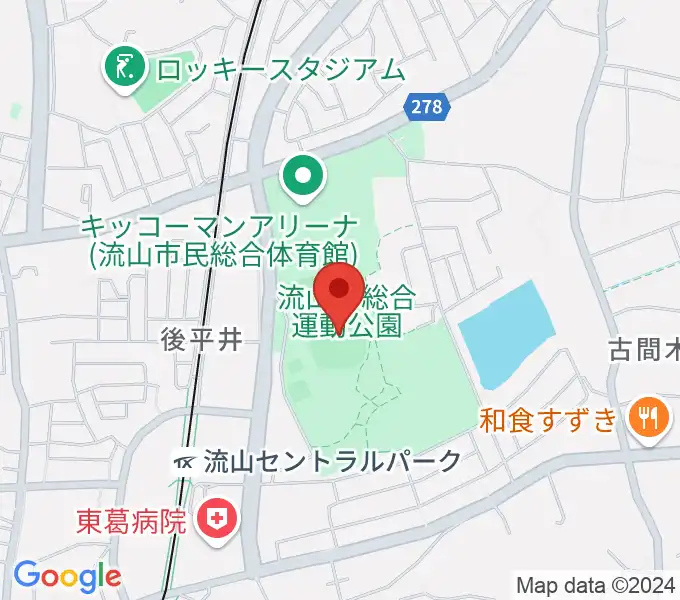 京和ガスベースボールパークの地図