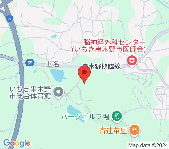 三井串木野多目的グラウンドの地図