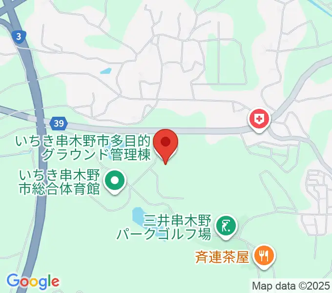 三井串木野多目的グラウンドの地図