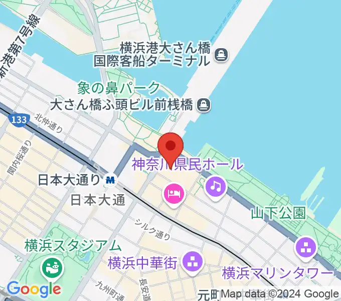 シルク博物館の地図