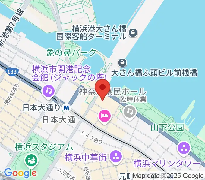 シルク博物館の地図