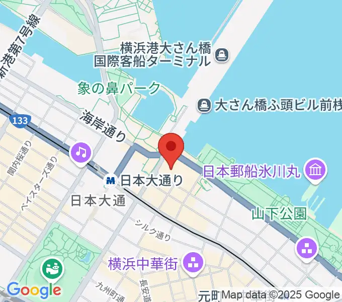 シルク博物館の地図