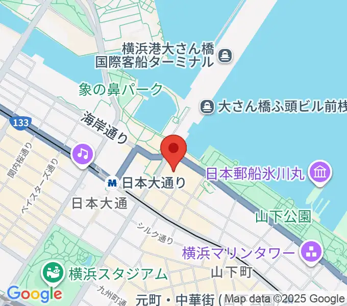 シルク博物館の地図
