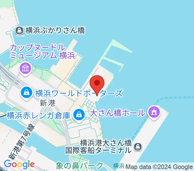 海上保安資料館横浜館の地図