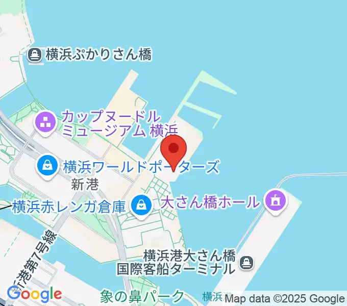 海上保安資料館横浜館の地図