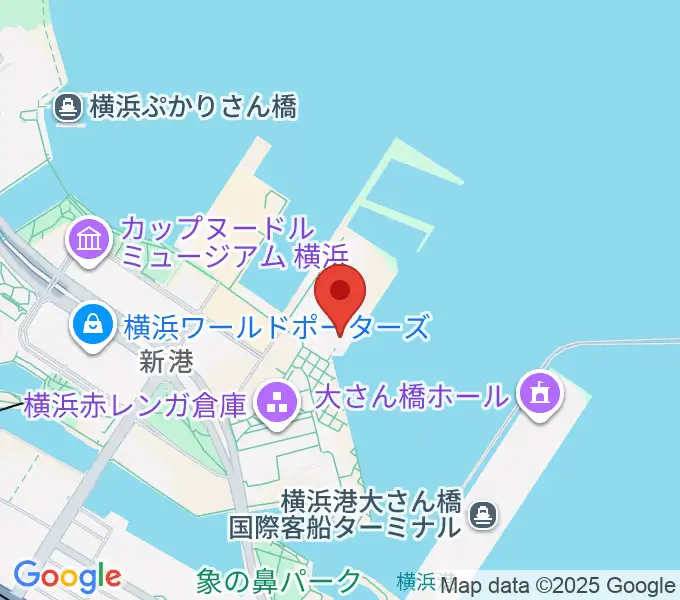 海上保安資料館横浜館の地図