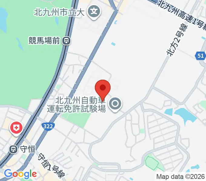 大庭産業アリーナ小倉南の地図