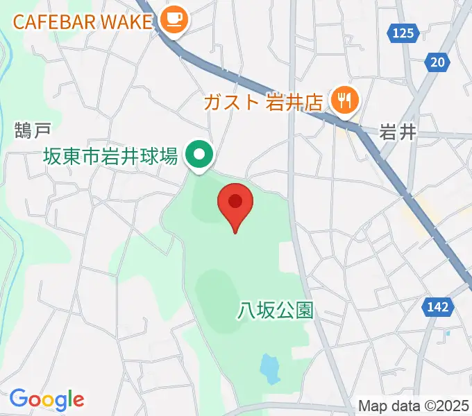 坂東市LIXIL総合体育館の地図