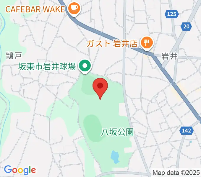 坂東市LIXIL総合体育館の地図