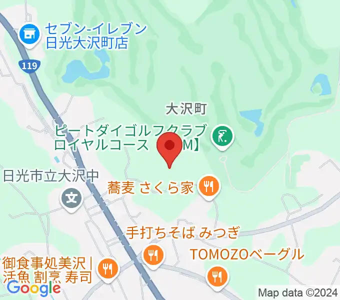 サンコー体育館の地図