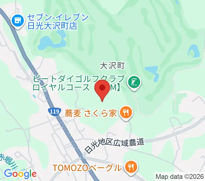 サンコー体育館の地図