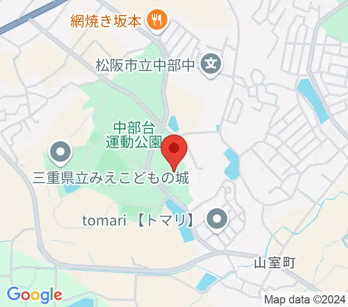 三十三銀行アリーナの地図