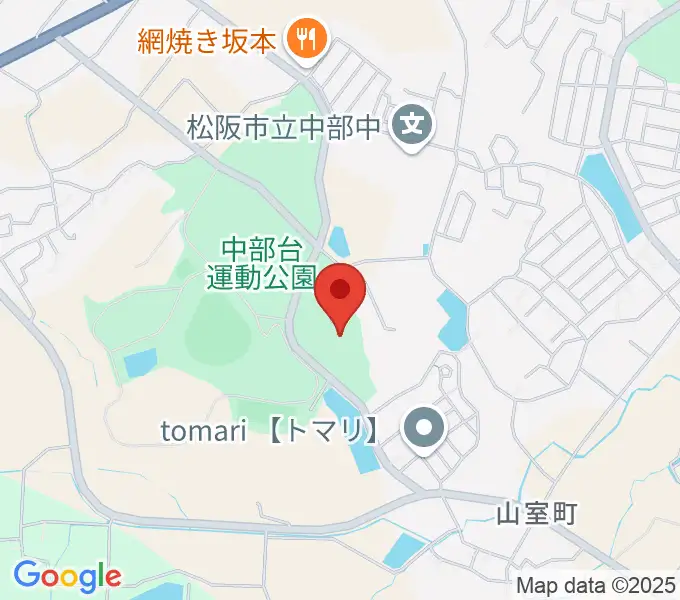 三十三銀行アリーナの地図