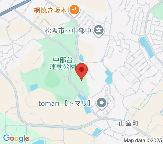 三十三銀行アリーナの地図