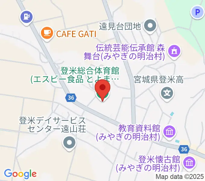 エスビー食品とよま蔵ジアムの地図