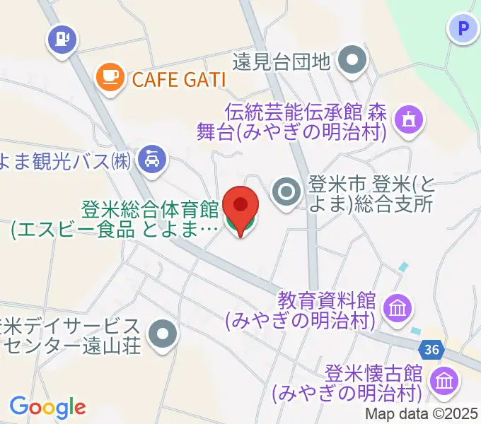 エスビー食品とよま蔵ジアムの地図