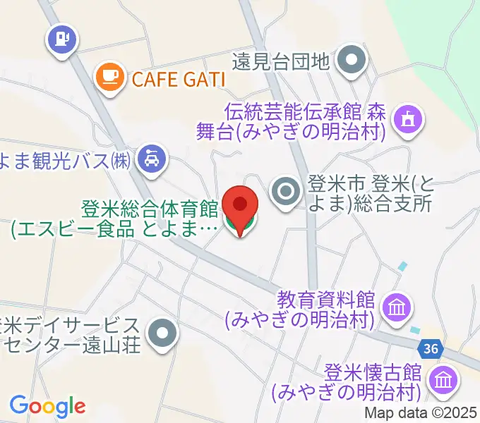 エスビー食品とよま蔵ジアムの地図