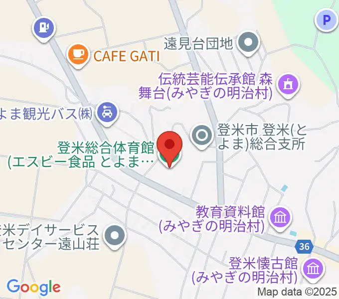 エスビー食品とよま蔵ジアムの地図