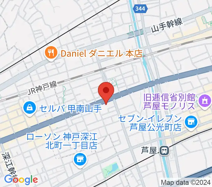 ビートショップの地図